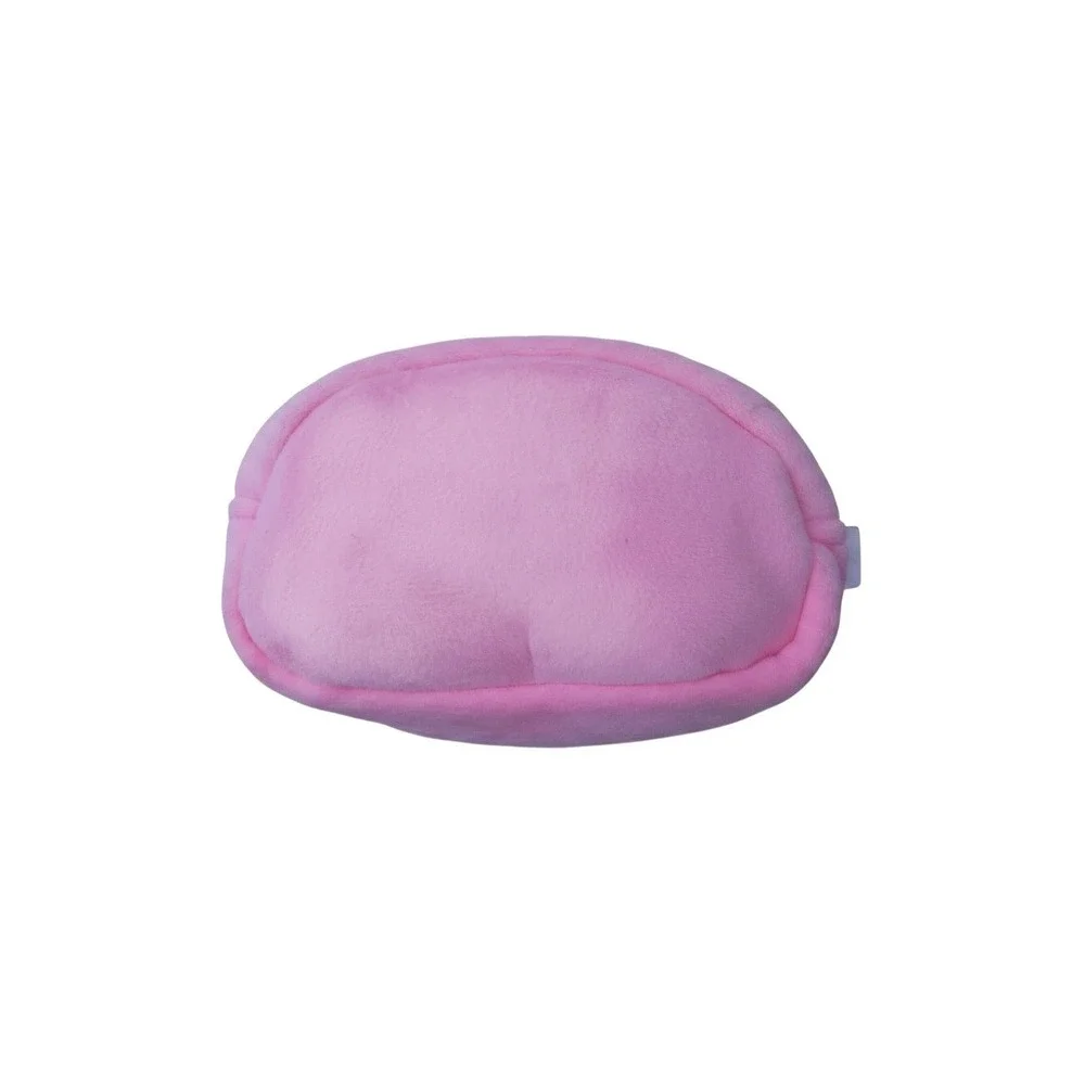 Claire's Rainbow Cosmetic Bag Girls OS Pink NEW Plush Zipper Pouch 43341-7